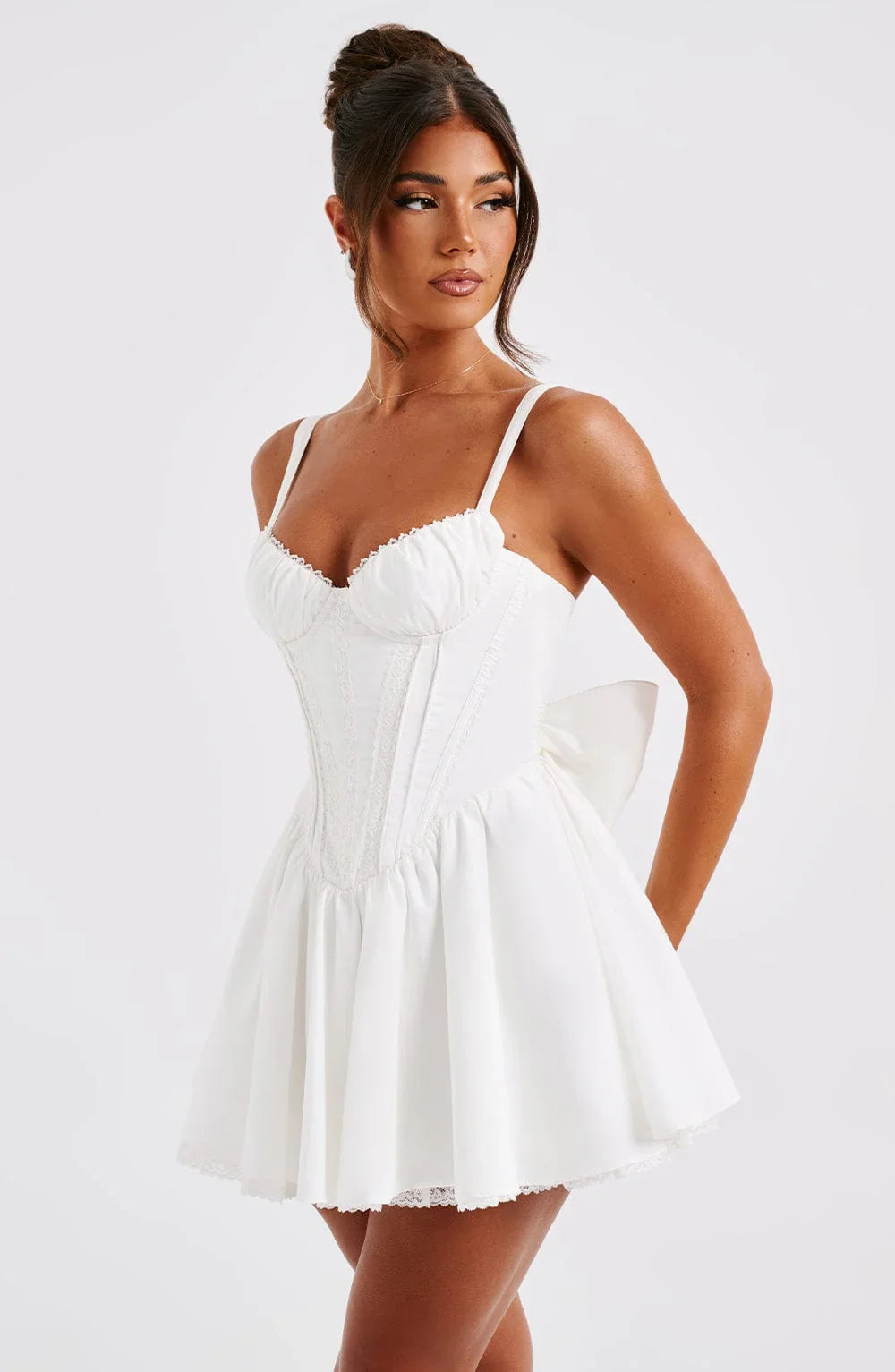 Josie Mini Dress - White