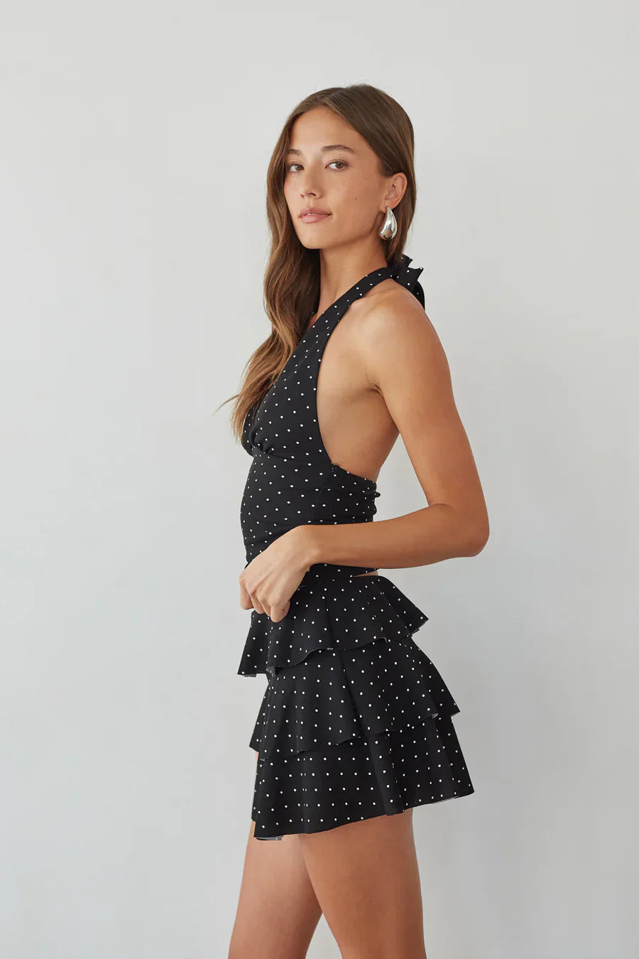 Gracie Polka Dot Halter Top