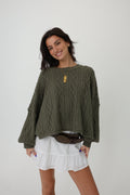 Eva Sweater in Olive