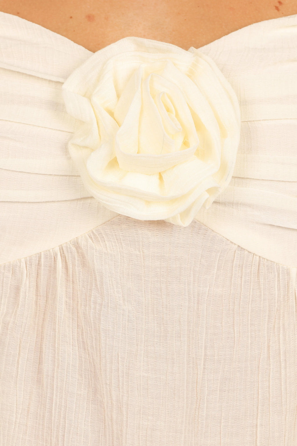 Emerson Rosette Top - Ivory