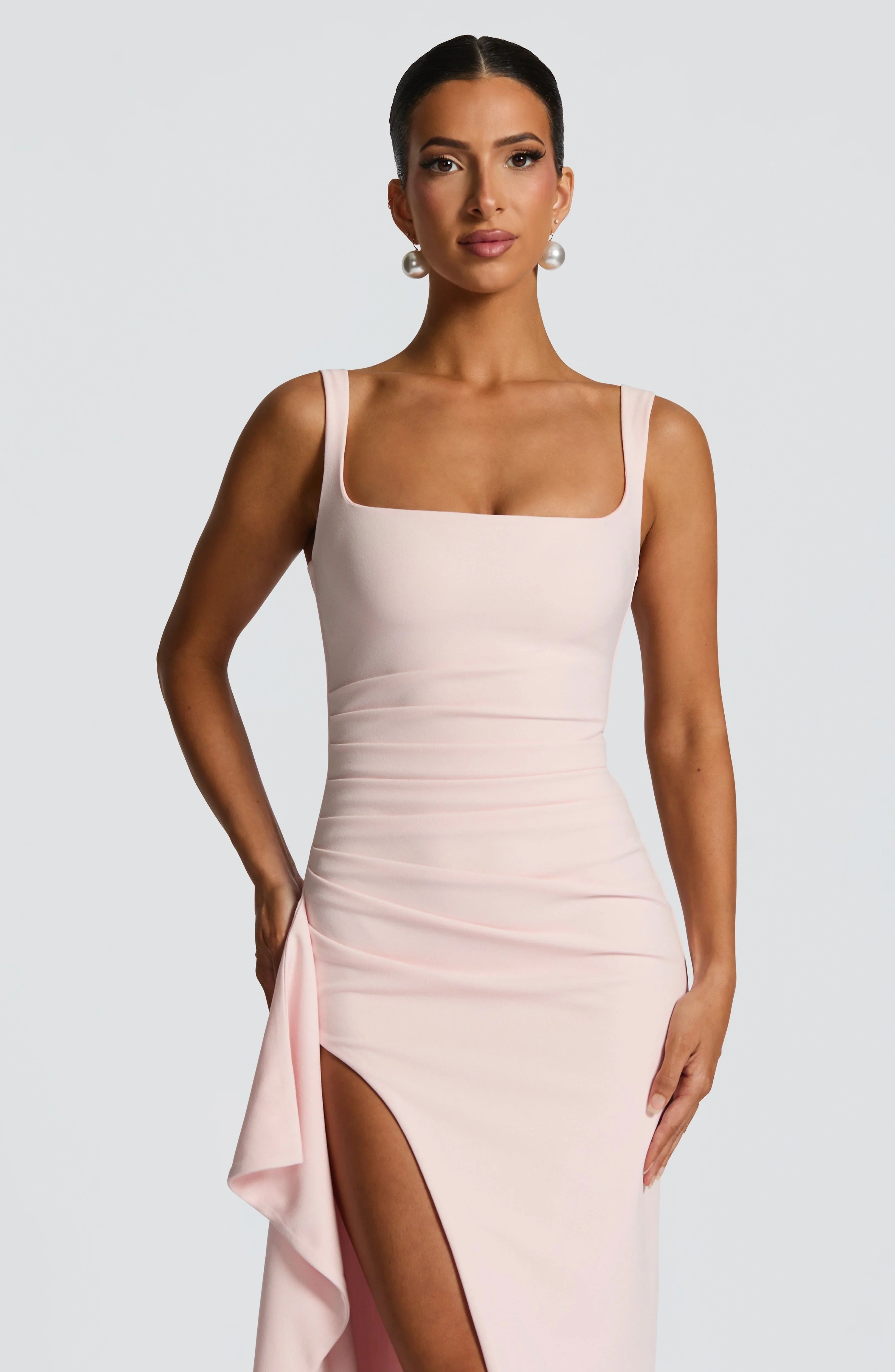 Katana Maxi Dress - Blush