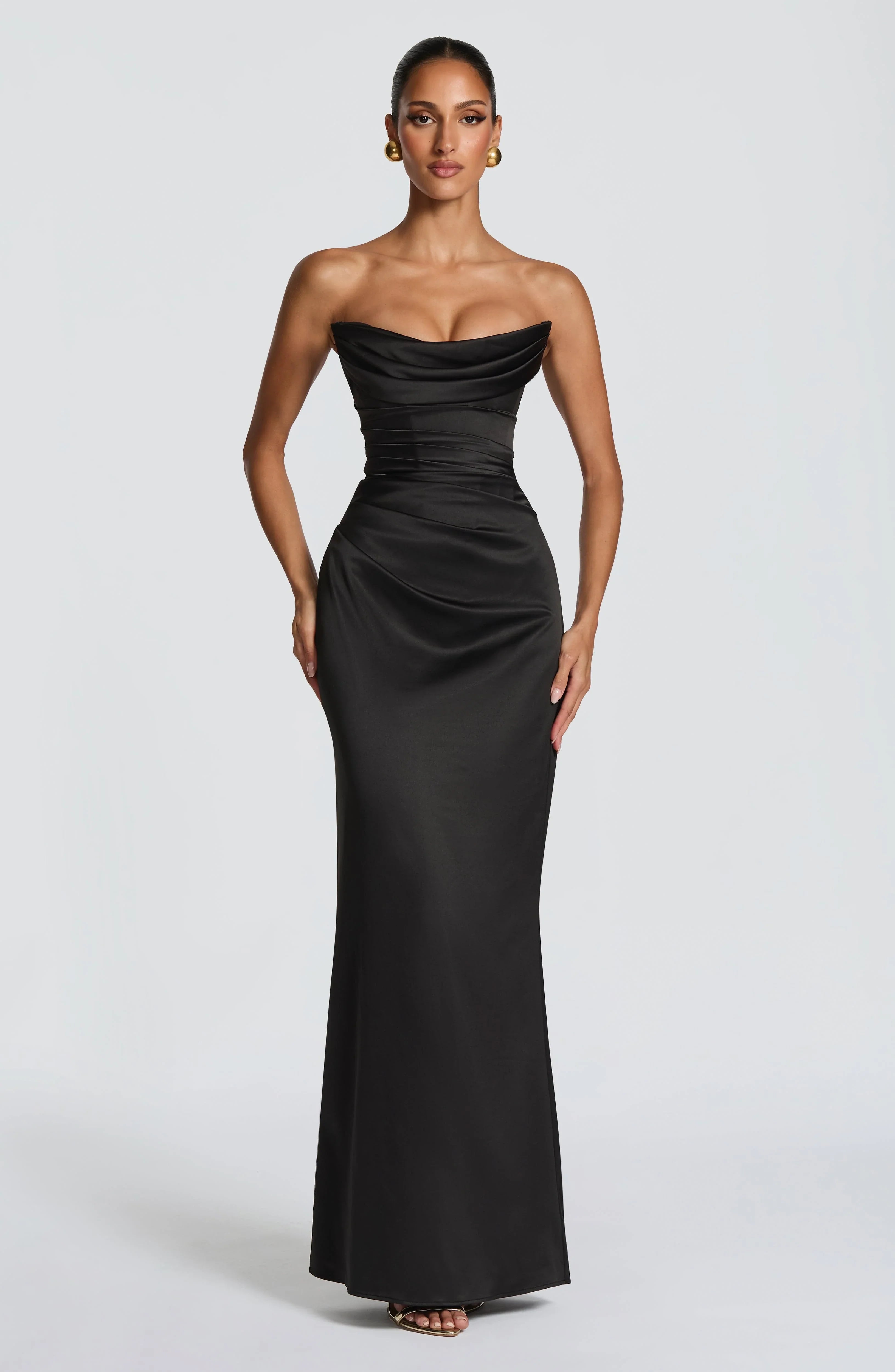 Vessa Maxi Dress - Black